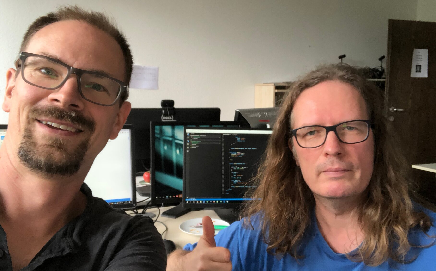 Foto von Andre und Olli