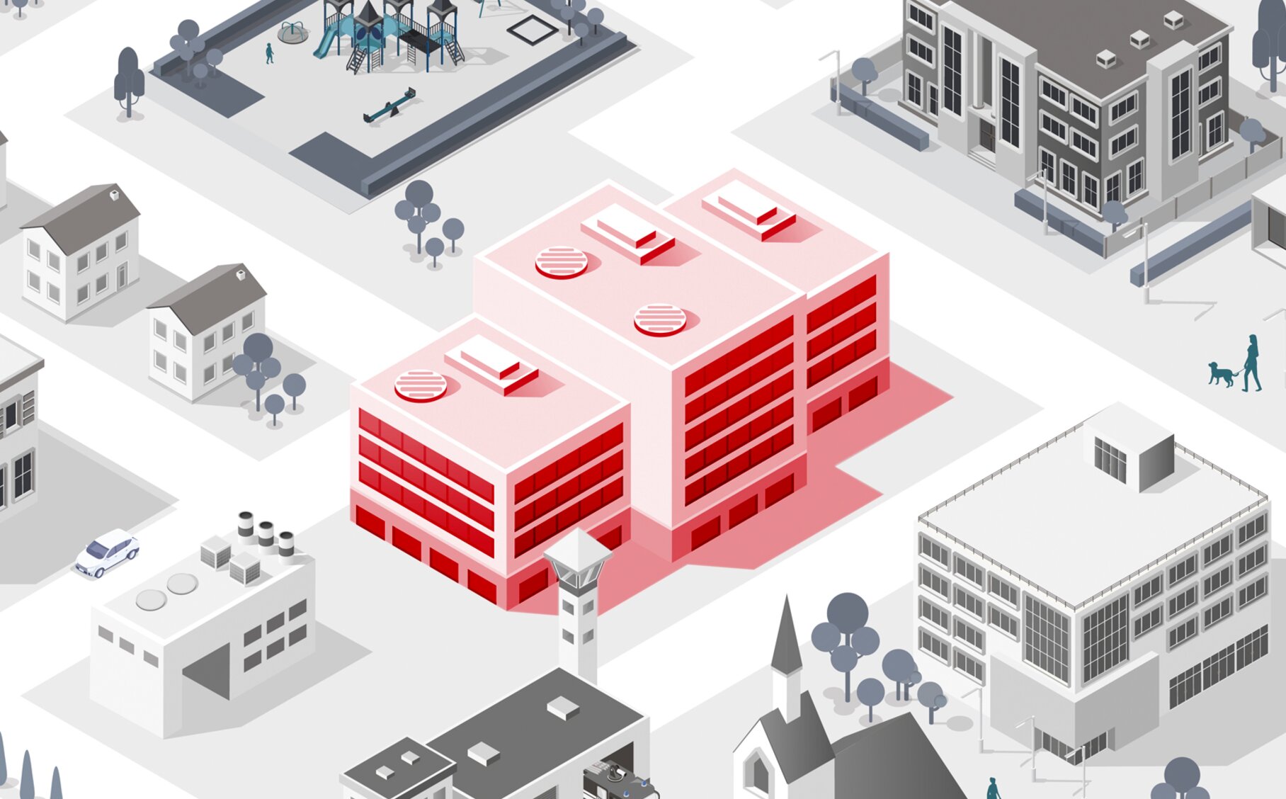 Abbildung einer Kommunalverwaltung.