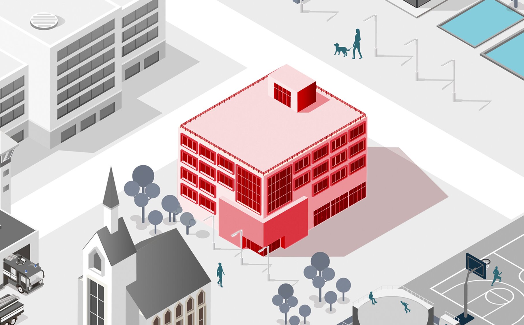 Abbildung einer Forschungseinrichtung.