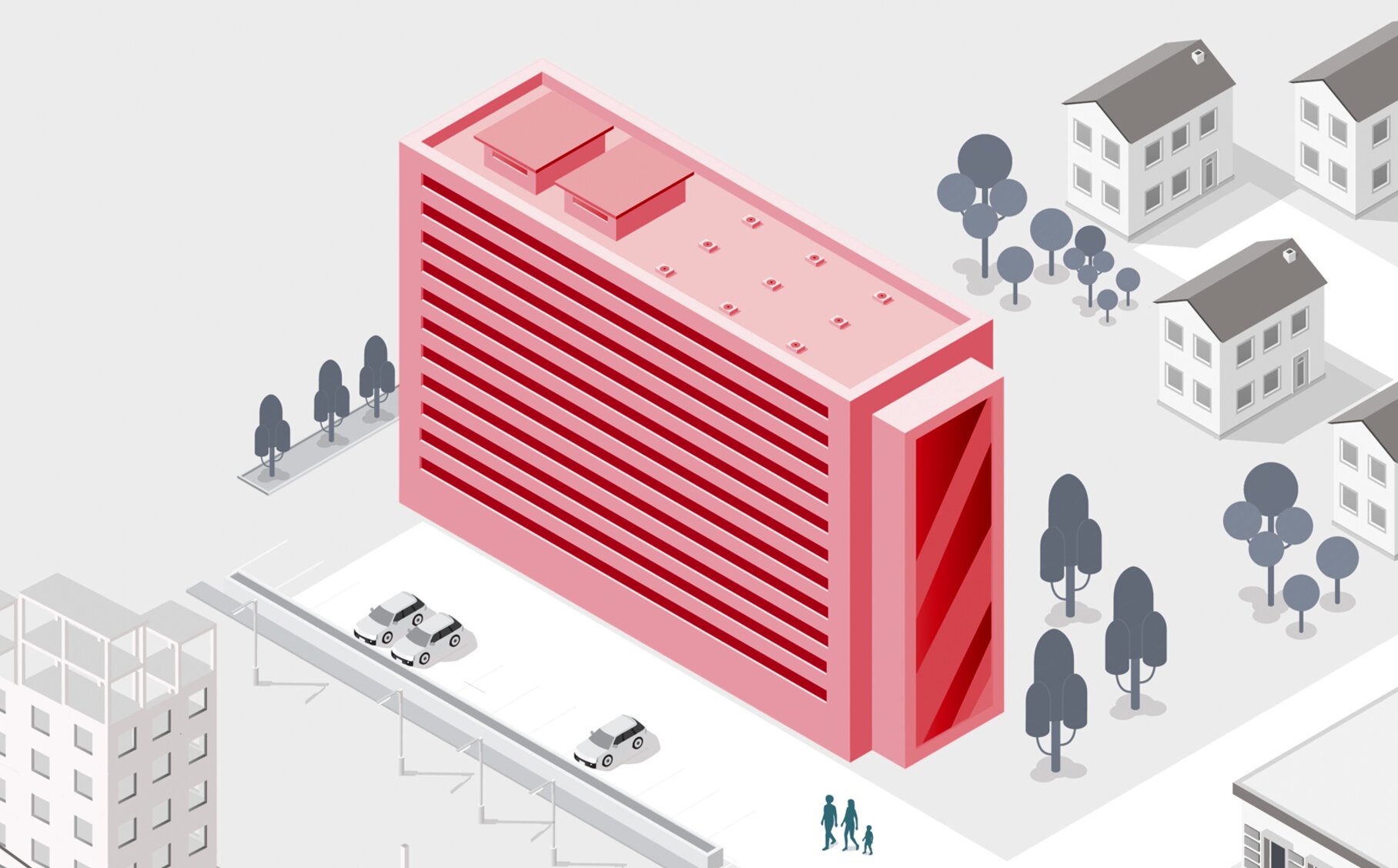 Abbildung einer Landesverwaltung.